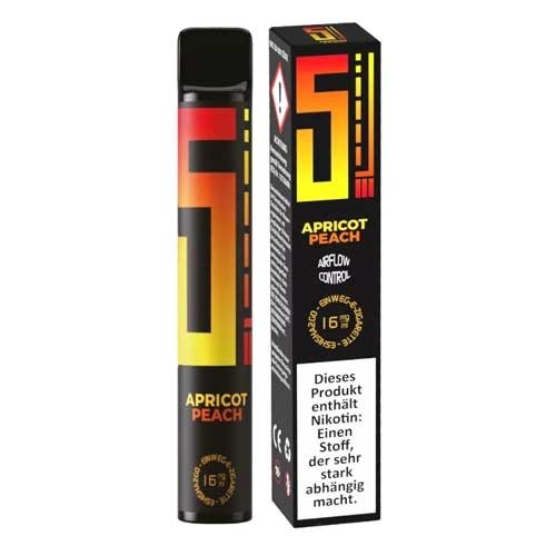 5EL  Einweg E-Shisha Apricot Peach 16mg