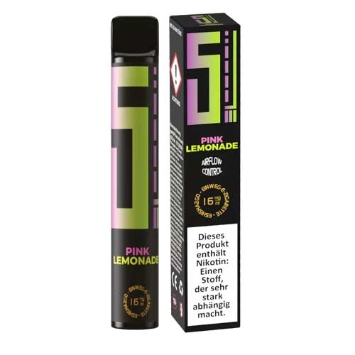 5EL Einweg E-Shisha Pink Lemonade 16mg