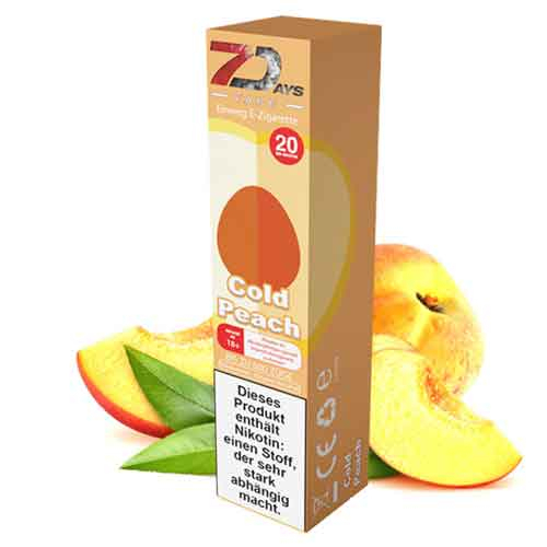 7Days Vape Cold Peach Einweg E-Zigarette 20mg