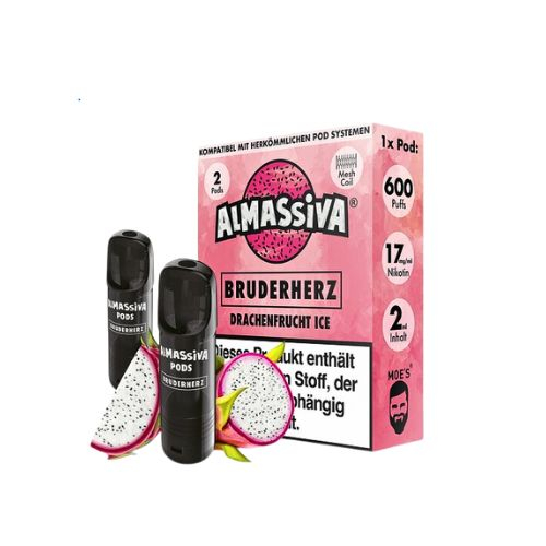 Al Massiva Bruderherz Prefilled Pod 2x2ml Dragonfruit Ice 17mg