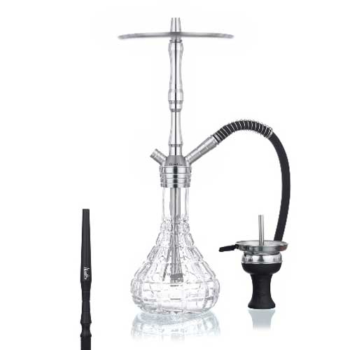 Aladin Shisha MVP470 Cube clear 1 Anschluss