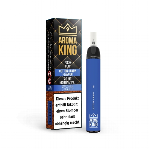 AROMA KING Cotton Candy Einweg E-Shisha 20mg Nikotinsalz