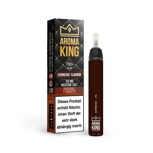 AROMA KING Espresso Einweg E-Shisha 20mg Nikotinsalz