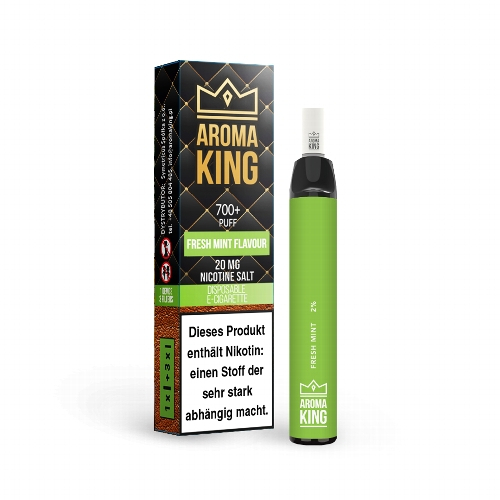 AROMA KING Fresh Mint Einweg E-Shisha 20mg Nikotinsalz