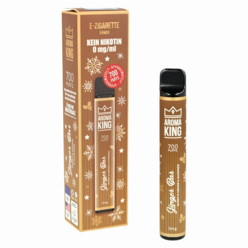 Aroma King Ginger Bar Merry Christmas Edition Einweg E-Shisha Nikotinfrei