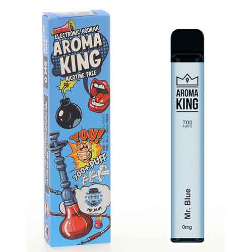 Aroma King Mr. Blue Einweg e-Shisha ohne Nikotin ca. 700 Züge