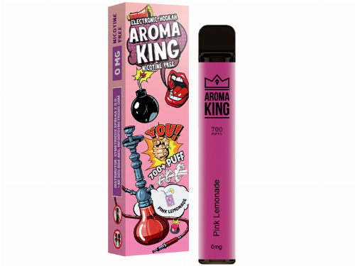 Aroma King Pink Lemonade Einweg e-Shisha ohne Nikotin ca. 700 Züge