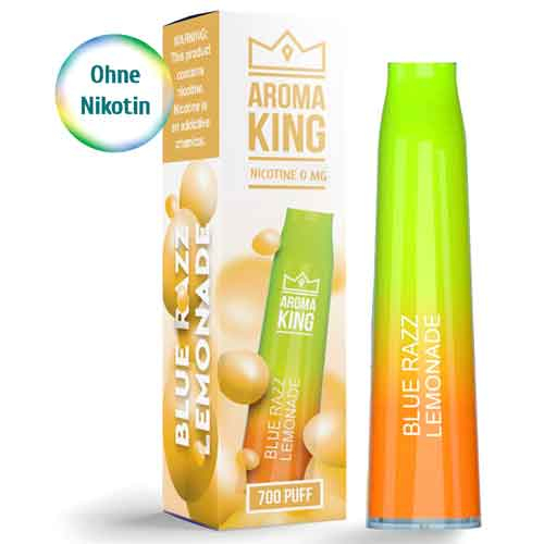 Aroma King Pyramide 700 Bluerazz Lemonade E-Shisha 0mg Nikotin