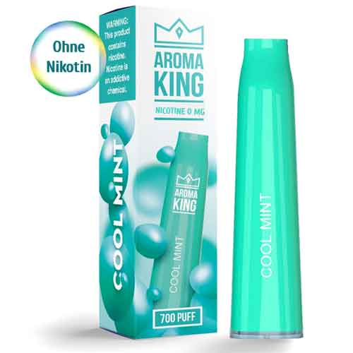 Aroma King Pyramide 700 Cool Mint E-Shisha 0mg Nikotin