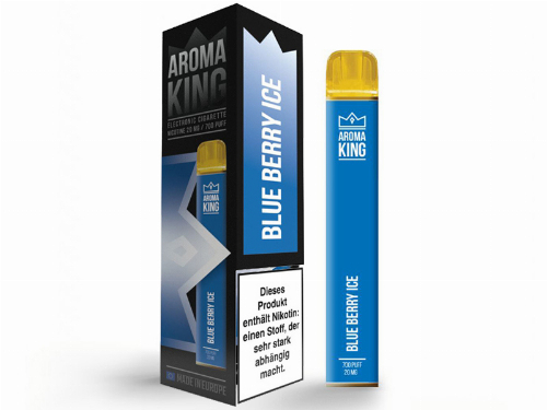 Aroma King Q-BAR 700 Blue Berry Ice Einweg E-Shisha 20 mg Nikotin