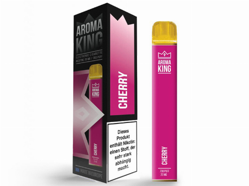 Aroma King Q-BAR 700 Cherry Einweg E-Shisha 20 mg Nikotin