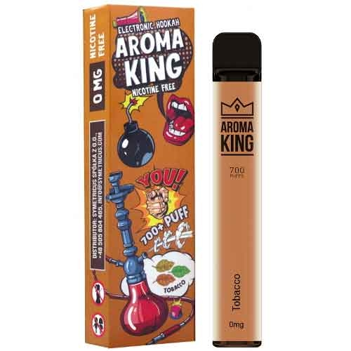 Aroma King Tobacco Einweg e-Shisha ohne Nikotin ca. 700 Züge