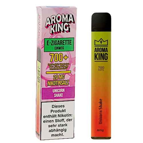 Aroma King Unicorn Shake Einweg e-Shisha ca. 700 Züge 20mg 