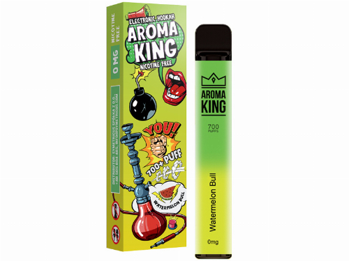 Aroma King Watermelon Bull Einweg e-Shisha ohne Nikotin ca. 700 Züge