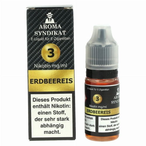 AROMA SYNDIKAT Erdbeereis Liquid 10 ml 3mg