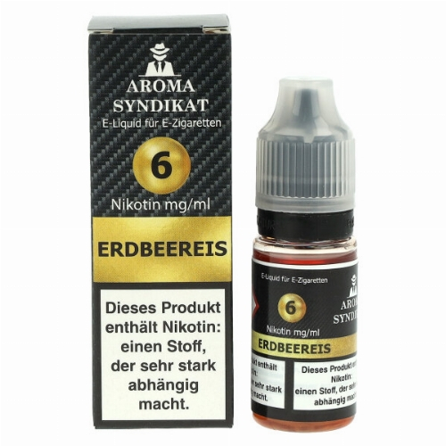 AROMA SYNDIKAT Erdbeereis Liquid 10 ml 6mg