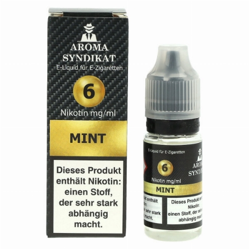 AROMA SYNDIKAT Minz Liquid 10 ml 6mg