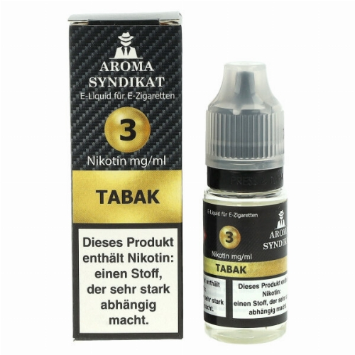 AROMA SYNDIKAT Tabak Liquid 10 ml 3mg