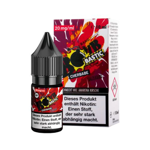 Bang Juice BOMB BASTIC CHERBABE 20mg Nikotin Salz Liquid