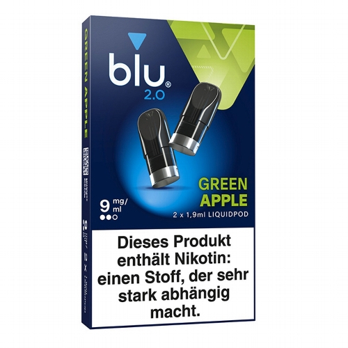 BLU 2.0 Green Apple Liquid Pod 9mg