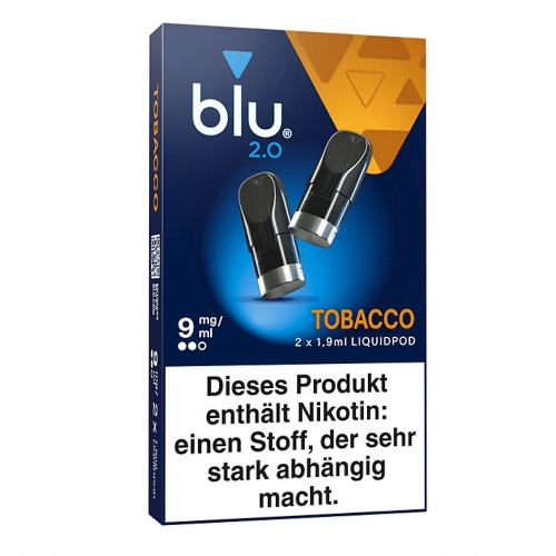 BLU 2.0 Tobacco Liquid Pod 9mg