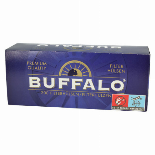 Buffalo Zigarettenhülsen 200 Stück