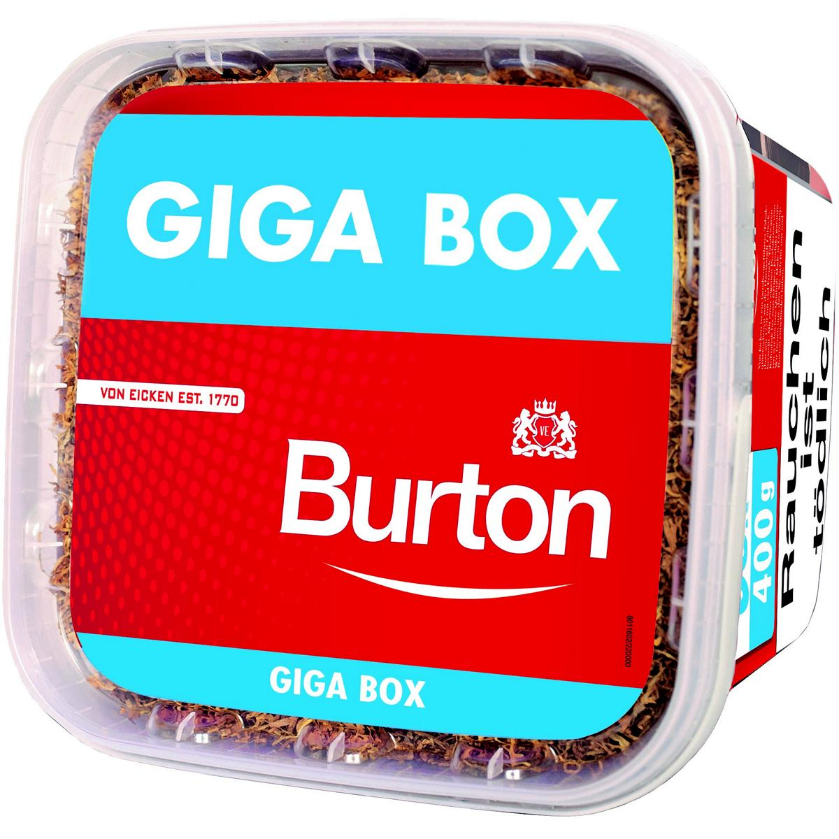 Burton Tabak Rot 4XL 400g Giga Box Volumentabak