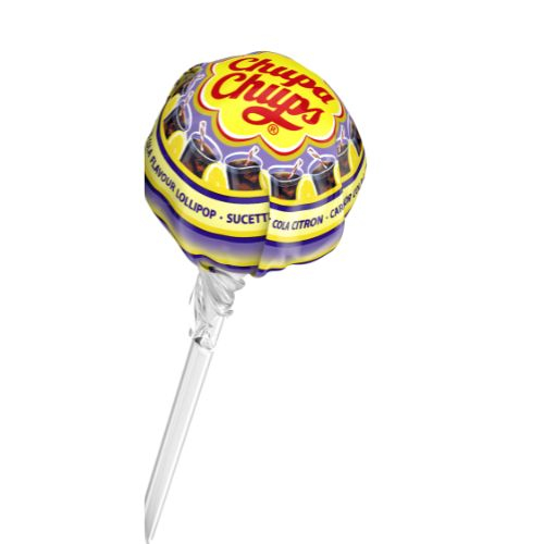 Chupa Chups Fresh Cola Cola Zitrone Lollipop