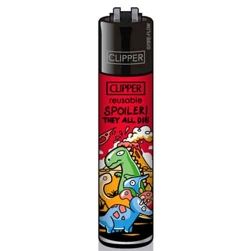 Clipper Feuerzeug Dinosaurier 1v4