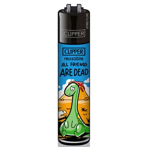 Clipper Feuerzeug Dinosaurier 2v4