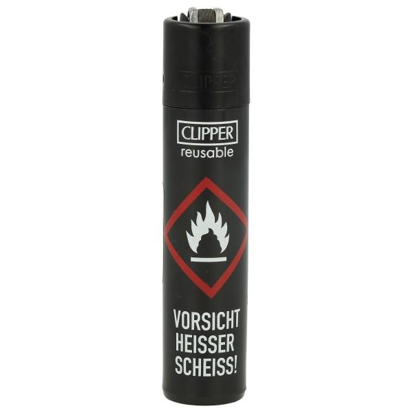 Clipper Feuerzeug Heisser Scheiss 1v4