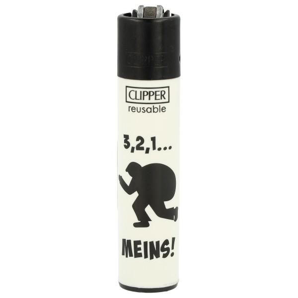 Clipper Feuerzeug Heisser Scheiss 3v4