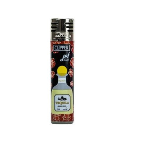 Clipper Feuerzeug Jet Flame Drinks & Life 1v4 Tequila