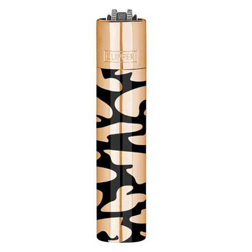 Clipper Feuerzeug Metall Large Camouflage kupfer