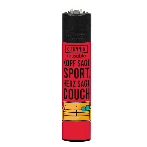 Clipper Feuerzeug Slogan 38 1v4