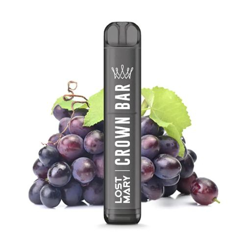 Crown Bar by Al Fakher X Lost Mary Grape Einweg E-Zigarette 20mg