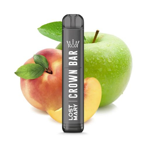 Crown Bar by Al Fakher X Lost Mary Peach Green Apple Einweg E-Zigarette 20mg