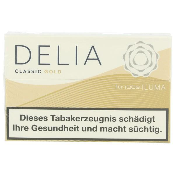 Delia Classic Gold Tabaksticks 1x20Stk. für IQOS Iluma