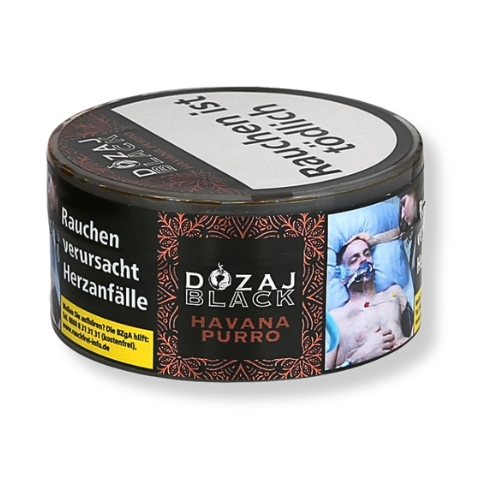 DOZAJ BLACK HAVANA PURRO Wasserpfeifentabak 25g