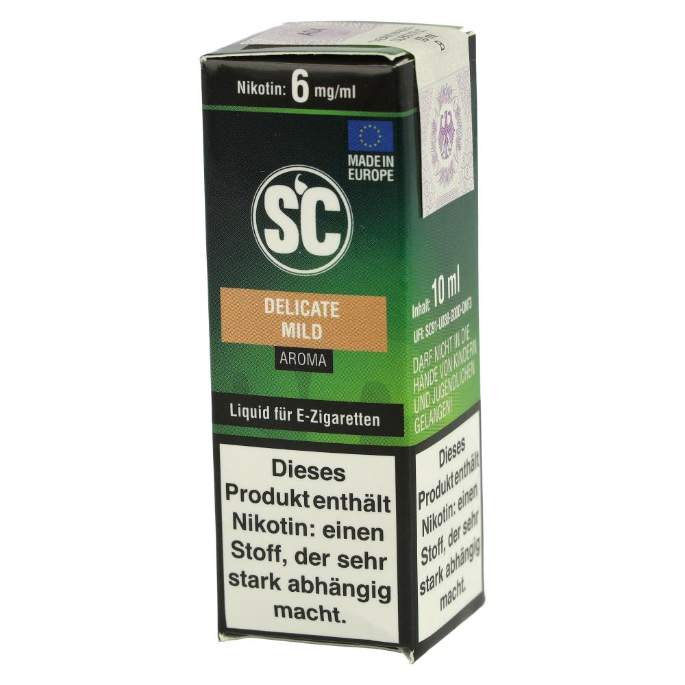 E-Liquid SC Tabakaroma Delicate Mild 6mg