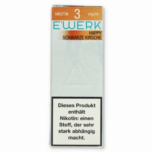 E-Werk Liquid Happy Schwarze Kirsche 3mg