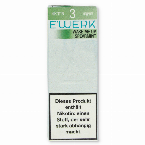 E-Werk Liquid Wake Me Up Spearmint 3mg