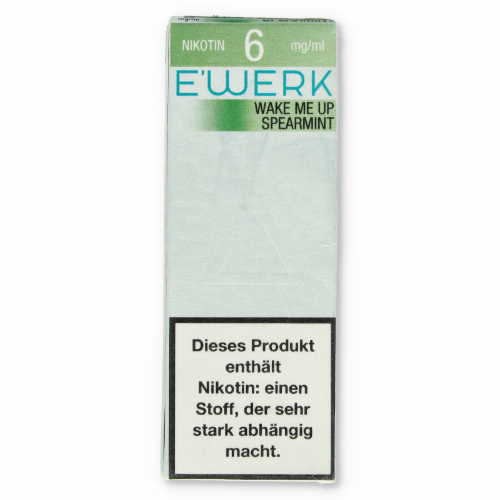 E-Werk Liquid Wake Me Up Spearmint 6mg