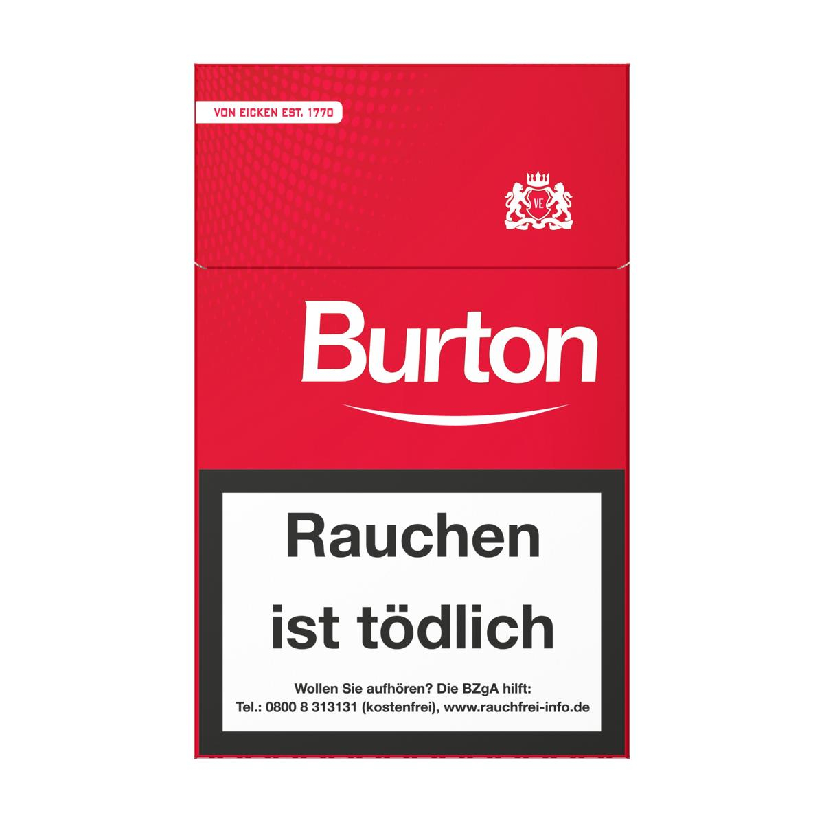 Einzelpackung Burton Original Filterzigarillos mit Naturdeckblatt 17er