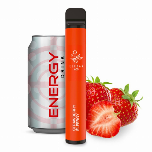 Elf Bar 600 Einweg E-Zigarette Elfergy Strawberry Aroma 20mg Nikotin