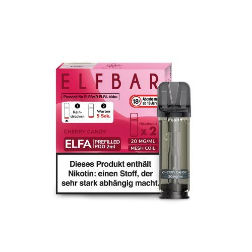 Elf Bar ELFA Cherry Candy Prefilled Pod 2x2ml 20mg