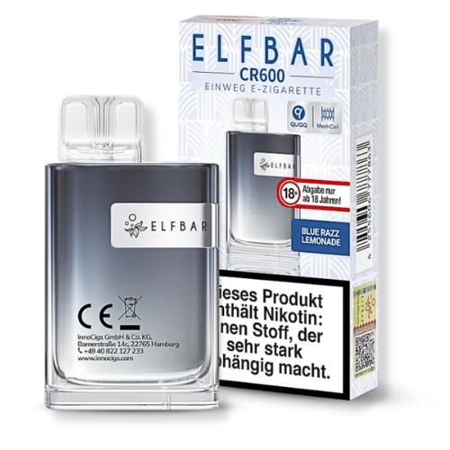 Elfbar CR600 Blue Razz Lemonade Einweg E-Zigarette 20mg