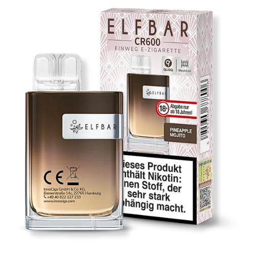 Elfbar CR600 Pineapple Mojito Einweg E-Zigarette 20mg