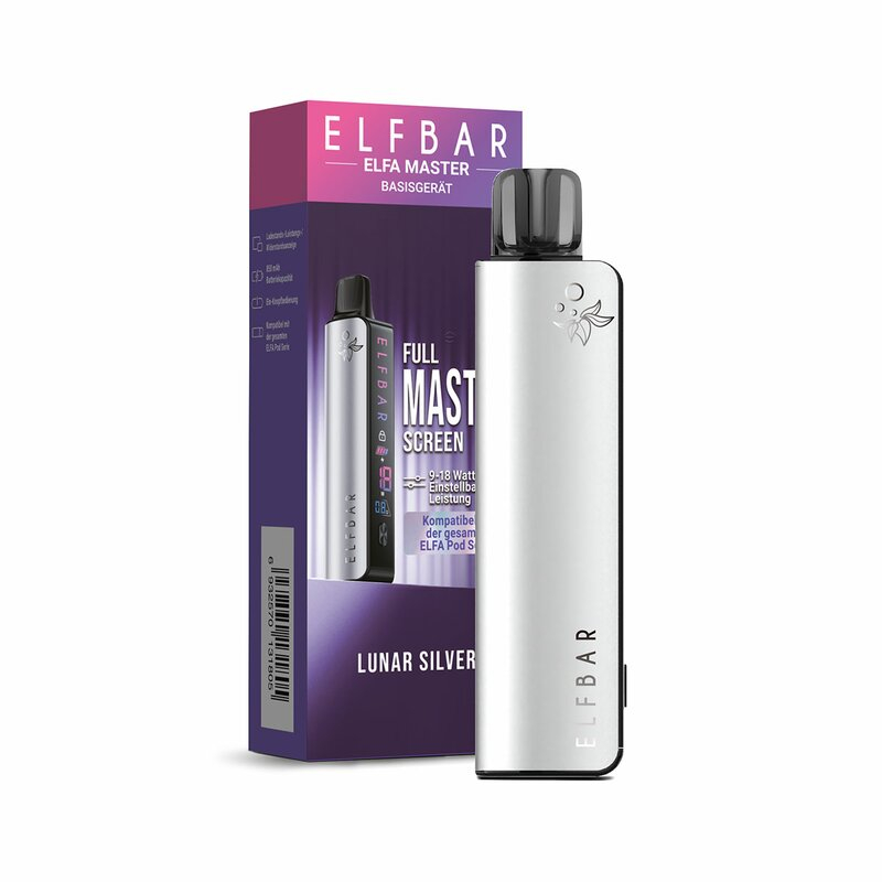 Elfbar Elfa Master E-Zigarette Lunar Silver