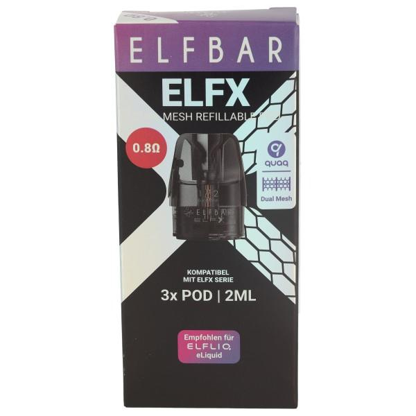 Elfbar ELFX 0,8 Ohm Pod 2ml 3 Stk.